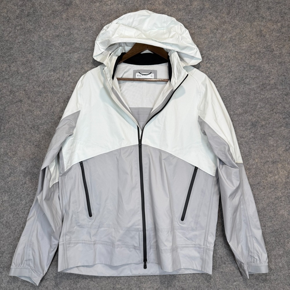 Hill City Run Jacket Mens Large Water Resistant Wind Proof Taped Seams Windbreak